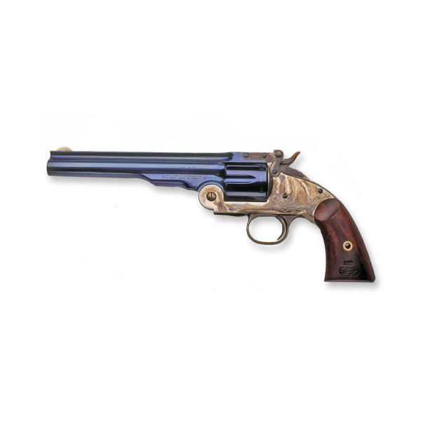Revolver UBERTI 1875 Schofield 45COLT 7" Bleu/Jaspe  Chez DEVILLE ARMORY. Votre armurerie en ligne.
