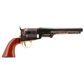 Revolver UBERTI 1871 Navy 38SP Laiton Octogonal  Chez DEVILLE ARMORY. Votre armurerie en ligne.