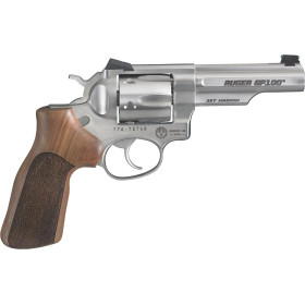 Revolver RUGER GP100 .357MAG Inox 6 coups  Chez DEVILLE ARMORY. Votre armurerie en ligne.