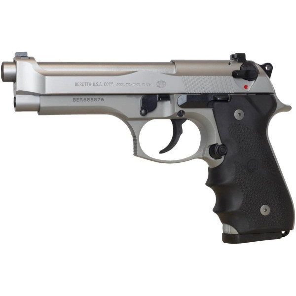 Pistolet BERETTA M9 92FS 9x19 BRIGADIER INOX 2-15 COUPS J92F560M  Chez DEVILLE ARMORY. Votre armurerie en ligne.