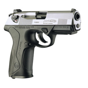 Pistolet BERETTA PX4 F INOX 9x19 17 coups  Chez DEVILLE ARMORY. Votre armurerie en ligne.