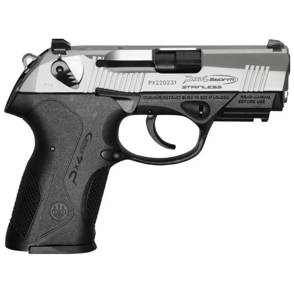 Pistolet BERETTA PX4 COMPACT F INOX 9x19 15 coups