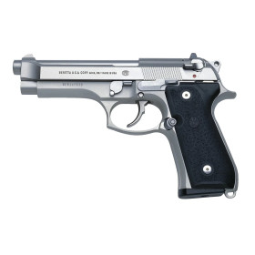 Pistolet BERETTA 92FS-INOX 9x19  Chez DEVILLE ARMORY. Votre armurerie en ligne.