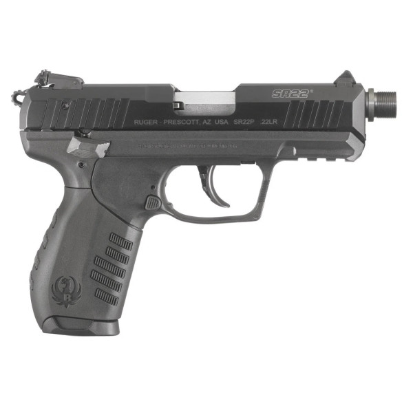 Pistolet RUGER SR22PBT .22LR Fileté 1/2-28  Chez DEVILLE ARMORY. Votre armurerie en ligne.