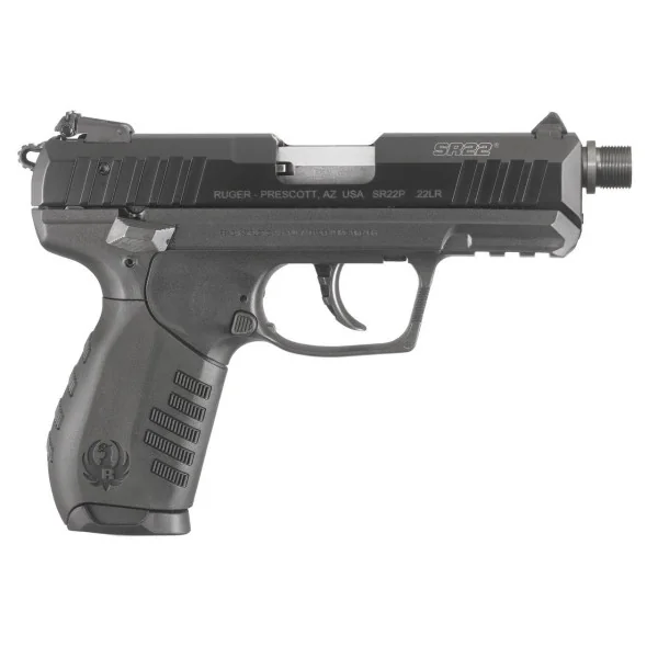 Pistolet RUGER SR22PBT .22LR Fileté 1/2-28