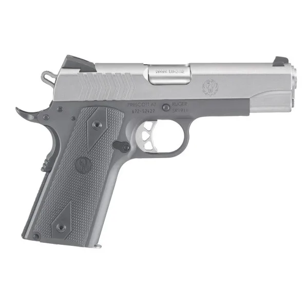 Pistolet RUGER SR1911 9MM Inox 9+1 4.25"