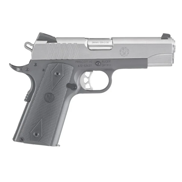 Pistolet RUGER SR1911 9MM Inox 9+1 4.25"