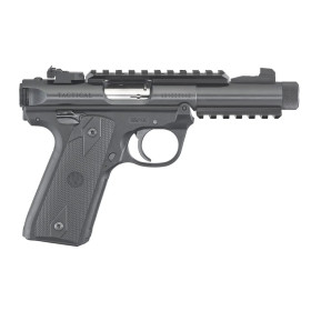 Pistolet RUGER Mark IV 22LR Tactical Fileté  Chez DEVILLE ARMORY. Votre armurerie en ligne.