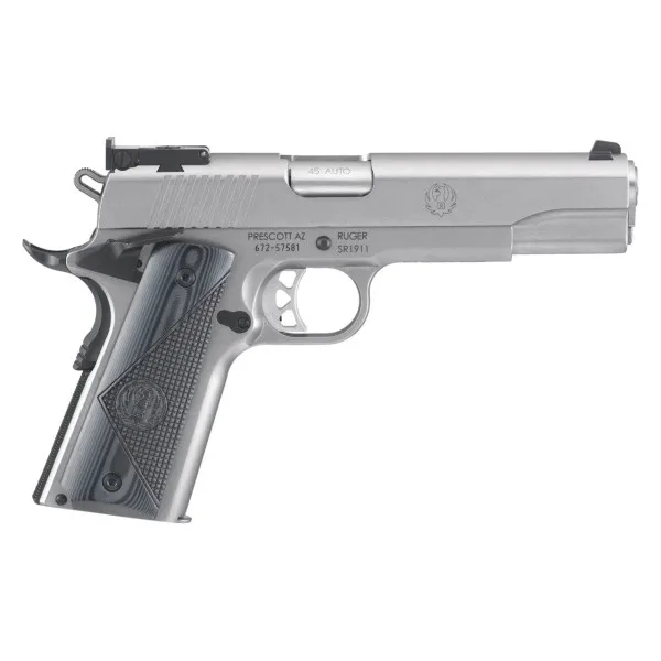 Pistolet RUGER SR1911 9MM Stainless Steel