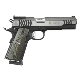 Pistolet RUGER SR1911 9MM Inox 5" 10+1  Chez DEVILLE ARMORY. Votre armurerie en ligne.