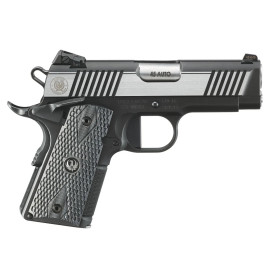 Pistolet RUGER SR1911 .45AUTO 3.6" 7+1 Inox Nitruré  Chez DEVILLE ARMORY. Votre armurerie en ligne.