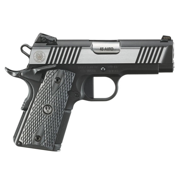 Pistolet RUGER SR1911 .45AUTO 3.6" 7+1 Inox Nitruré  Chez DEVILLE ARMORY. Votre armurerie en ligne.