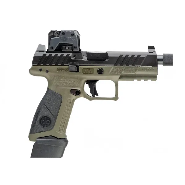 Pistolet BERETTA APX A1 FULL SIZE TACTICAL OD 9x19 2 CHARGEURS 17 CPS