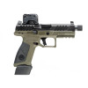 Pistolet BERETTA APX A1 FULL SIZE TACTICAL OD 9x19 2 CHARGEURS 17 CPS  Chez DEVILLE ARMORY. Votre armurerie en ligne.