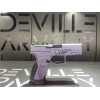 Pistolet DERYA DY9 BLEU GRIS OR 9x19  Chez DEVILLE ARMORY. Votre armurerie en ligne.