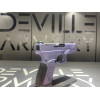 Pistolet DERYA DY9 BLEU GRIS OR 9x19  Chez DEVILLE ARMORY. Votre armurerie en ligne.