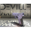 Pistolet DERYA DY9 BLEU GRIS OR 9x19  Chez DEVILLE ARMORY. Votre armurerie en ligne.