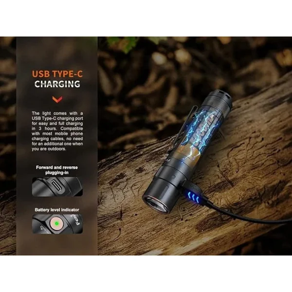 FENIX - E35R - Lampe de poche haute performance - 3100 LUMENS
