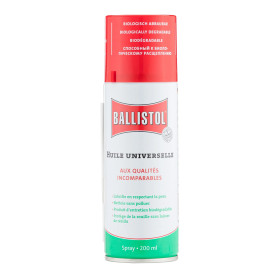 Aérosol huile universelle 200 ml - Ballistol  Chez DEVILLE ARMORY. Votre armurerie en ligne.