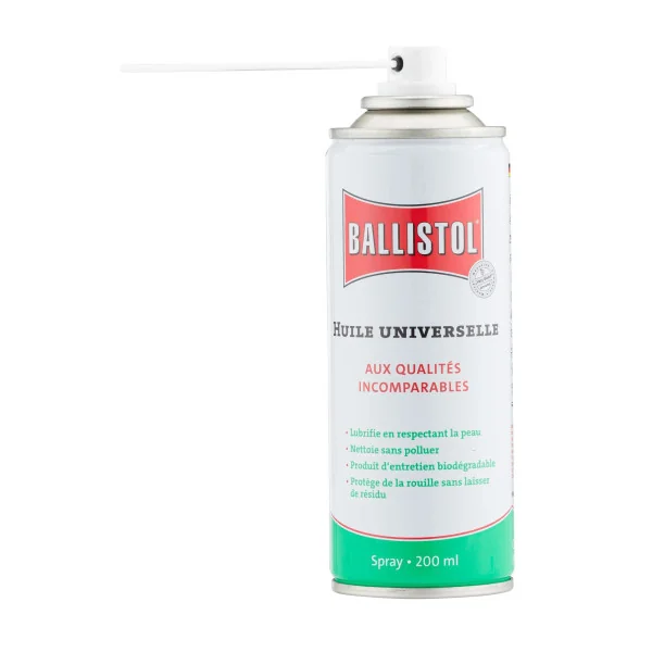 Aérosol huile universelle 200 ml - Ballistol