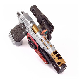 CR Speed ??Ultra Holster, NOIR, Version main : Main droite, Modèle de pistolet : 2011 - Ouvert  Chez DEVILLE ARMORY. Votre armur