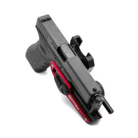 CR Speed ??Ultra Holster, BLEU, Version main : Main gauche, Modèle de pistolet : Glock 17  Chez DEVILLE ARMORY. Votre armurerie 