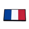Eeman Tech France Flag PVC Patch avec Hook et Loop Fastener