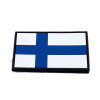 Finland Flag PVC Patch with Hook and Loop Fastener  Chez DEVILLE ARMORY. Votre armurerie en ligne.