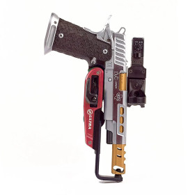 CR Speed ??Ultra Holster, BLEU, Version main : Main droite, Modèle de pistolet : 2011 - Ouvert  Chez DEVILLE ARMORY. Votre armur