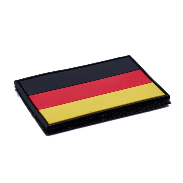 Eeman Tech Germany Flag PVC Patch avec Hook et Loop Fastener