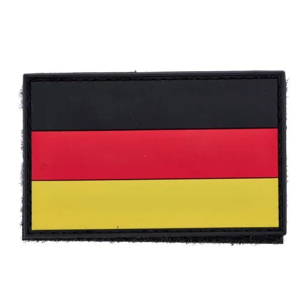 Eeman Tech Germany Flag PVC Patch avec Hook et Loop Fastener
