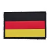 Eeman Tech Germany Flag PVC Patch avec Hook et Loop Fastener