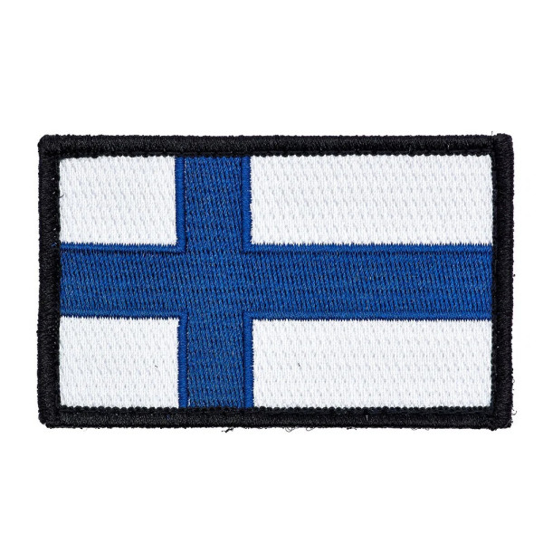 Finland Flag Embroidery Patch with Fastener Hook and Loop  Chez DEVILLE ARMORY. Votre armurerie en ligne.