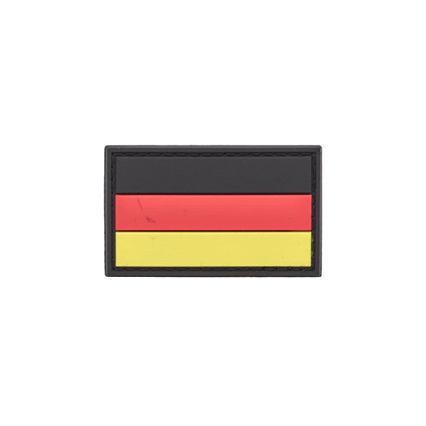 German Flag PVC Patch 3x5cm with Hook and Loop Fastener  Chez DEVILLE ARMORY. Votre armurerie en ligne.