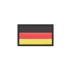 German Flag PVC Patch 3x5cm avec Hook et Loop Fastener