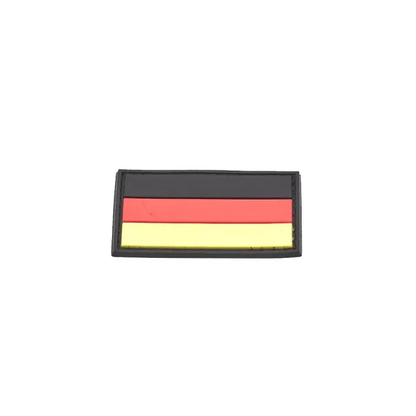 German Flag PVC Patch 3x5cm avec Hook et Loop Fastener