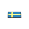 Swedish Flag PVC Patch 3x5cm with Hook and Loop Fastener  Chez DEVILLE ARMORY. Votre armurerie en ligne.