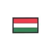 Hungarian Flag PVC Patch 3x5cm with Hook and Loop Fastener