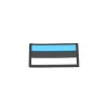 Estonian Flag PVC Patch 3x5cm with Hook and Loop Fastener