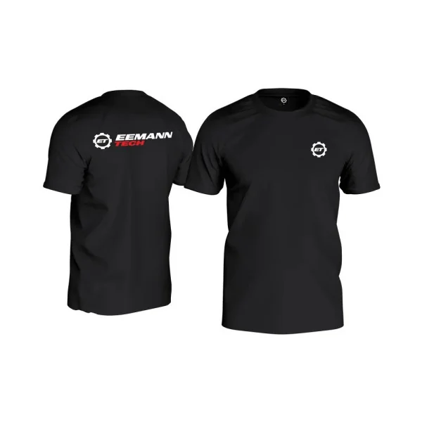 Eemann Tech Lifestyle T-Shirt - Black, size: 3XL