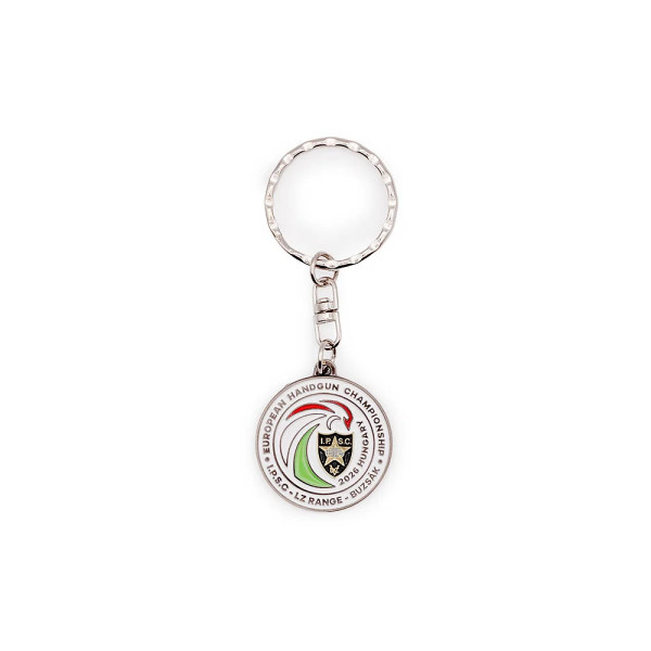 EHC2026 IPSC Handgun European Championship 2026 Official Keychain  Chez DEVILLE ARMORY. Votre armurerie en ligne.