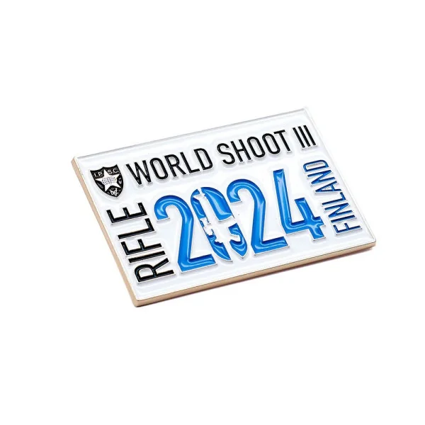 Eeman Tech RWS2024 Rifle Worldshoot 2024 Official Lapel Pin 4x6cm