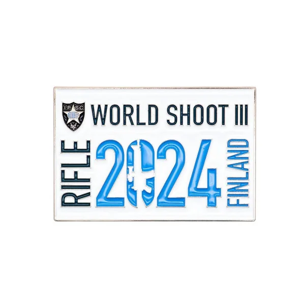 Eeman Tech RWS2024 Rifle Worldshoot 2024 Official Lapel Pin 4x6cm