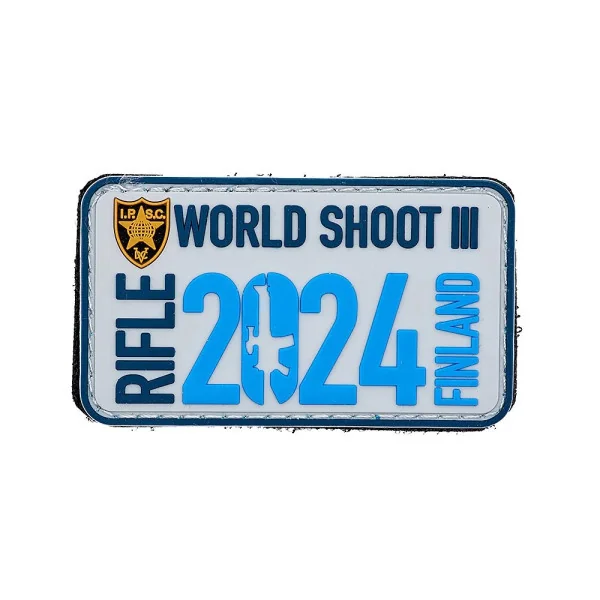 Eeman Tech RWS2024 Rifle Worldshoot 2024 Official PVC Patch - 4cm x 7cm