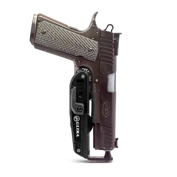 CR Speed ??Ultra Holster, ROUGE, Version main : Main gauche, Modèle pistolet : 1911 et clones  Chez DEVILLE ARMORY. Votre armure