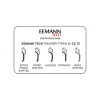 Eemann Tech SA Détente pour CZ 75, Straight Argent, Type: Serrated