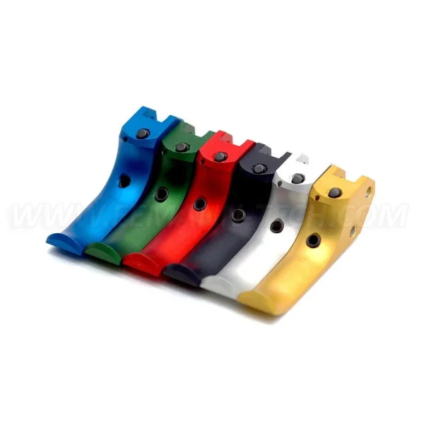 Eemann Tech SA Détente pour CZ 75, Hooked, Color: Argent, Type: Smooth