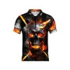 T-shirt DED CUSTOM LITE-X Tête de mort - Tailles 2XS-10XL