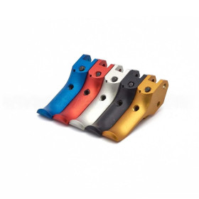 Détente simple action pour CZ75 extra longue Bleu Lisse  Chez DEVILLE ARMORY. Votre armurerie en ligne.