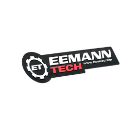Eemann Tech Logo 3D Sticker - Black  Chez DEVILLE ARMORY. Votre armurerie en ligne.